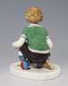 Meissen, Jugendstil-Figur "Kind mit Lokomotive"