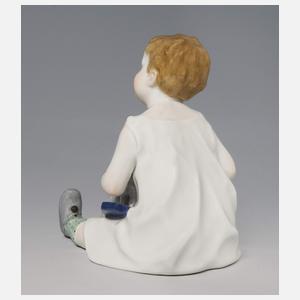 Meissen, Jugendstil-Figur "Kind mit Holzschaf"