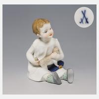 Meissen, Jugendstil-Figur "Kind mit Holzschaf"111