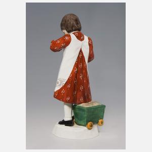 Meissen, Jugendstil-Figur "Mädchen mit Bonbontüte"