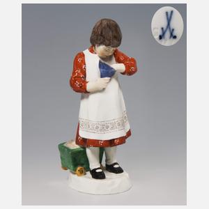 Meissen, Jugendstil-Figur "Mädchen mit Bonbontüte"