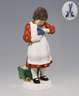Meissen, Jugendstil-Figur "Mädchen mit Bonbontüte"