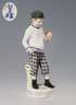 Meissen, Jugendstil-Figur "Knabe mit Apfelkorb"