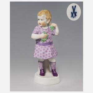 Meissen, Jugendstil-Figur "Mädchen mit Weintrauben"