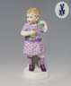 Meissen, Jugendstil-Figur "Mädchen mit Weintrauben"