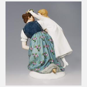 Meissen, Jugendstil-Figurengruppe "Geschwister"