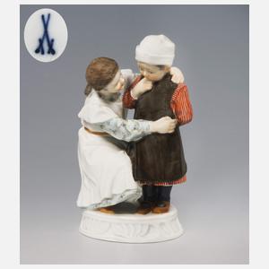 Meissen, Jugendstil-Figurengruppe "Geschwister"