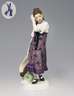 Meissen, Jugendstil-Figur "Mädchen mit Strohhut"