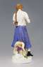 Meissen, Jugendstil-Figur "Mädchen, einen Zopf flechtend"