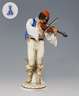 Meissen, Jugendstil-Figur "Sinto, Geige spielend"