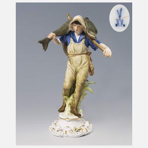 Meissen, Jugendstil-Figur "Fischer"