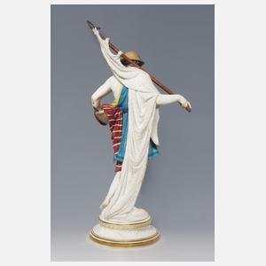 Meissen, große Fischer-Figur