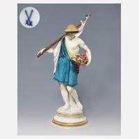 Meissen, große Fischer-Figur111