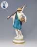 Meissen, große Fischer-Figur