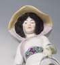 Meissen, Jugendstil-Figur "Dame mit Schirm"