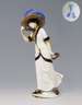 Meissen, Jugendstil-Figur "Dame mit Handtasche"