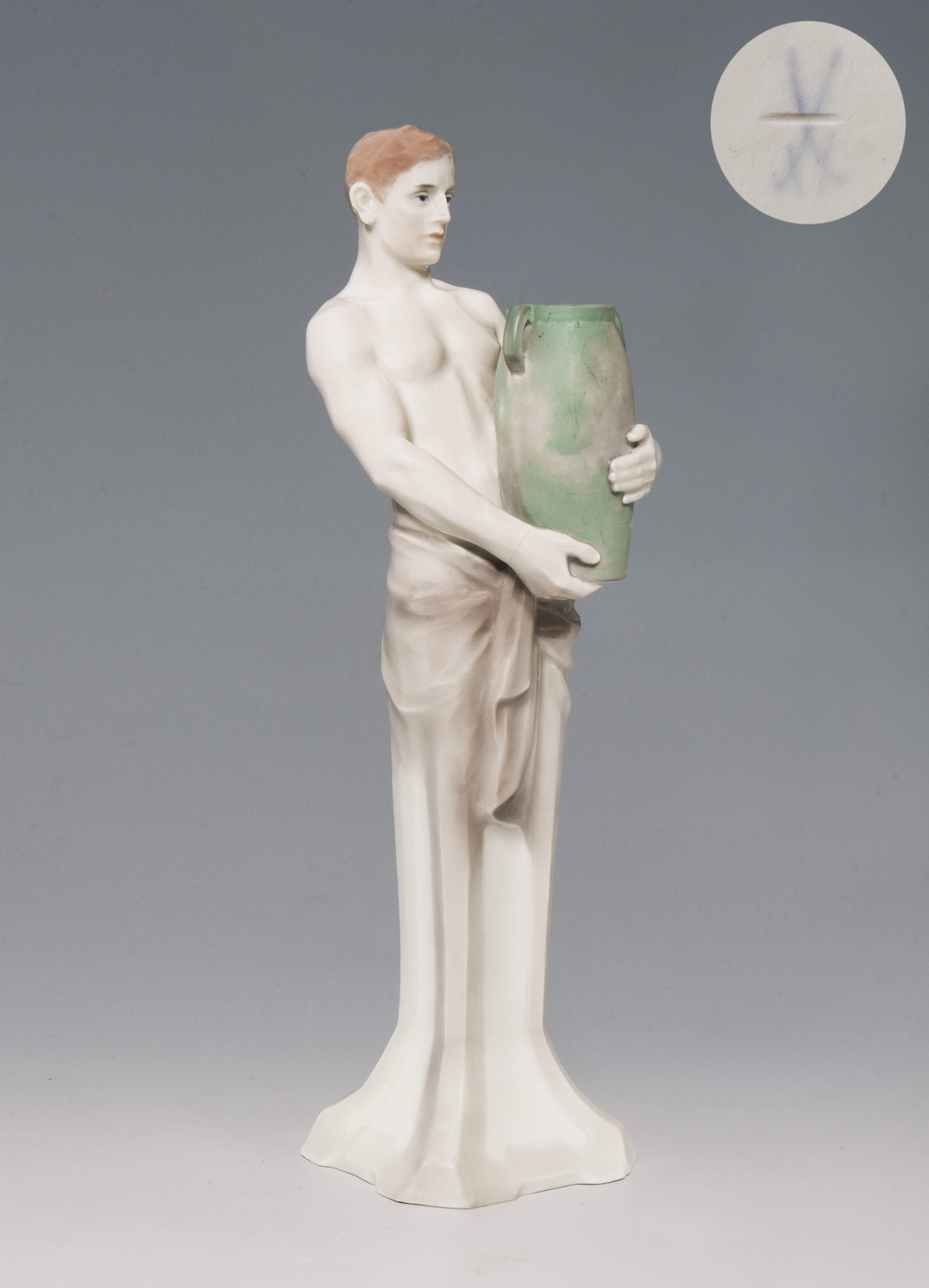 Meissen, Jugendstil-Figur "Herme, männlich"