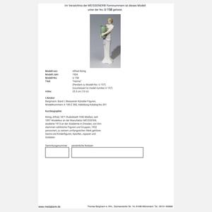 Meissen, Jugendstil-Figur "Herme, weiblich"