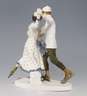 Meissen, Jugendstil-Figurengruppe "Schlittschuhläufer"