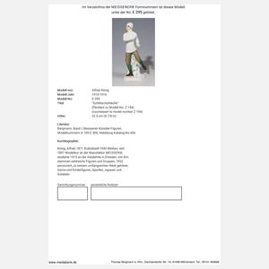 Meissen, Jugendstil-Figur "Schlittschuhläufer"