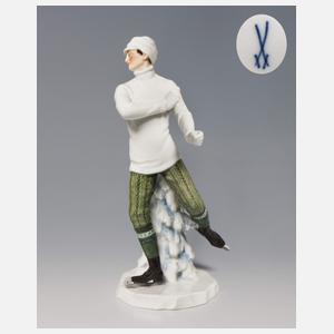 Meissen, Jugendstil-Figur "Schlittschuhläufer"