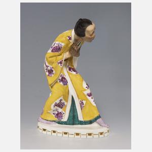 Meissen, Jugendstil-Figurengruppe "Japaner, grüßend"