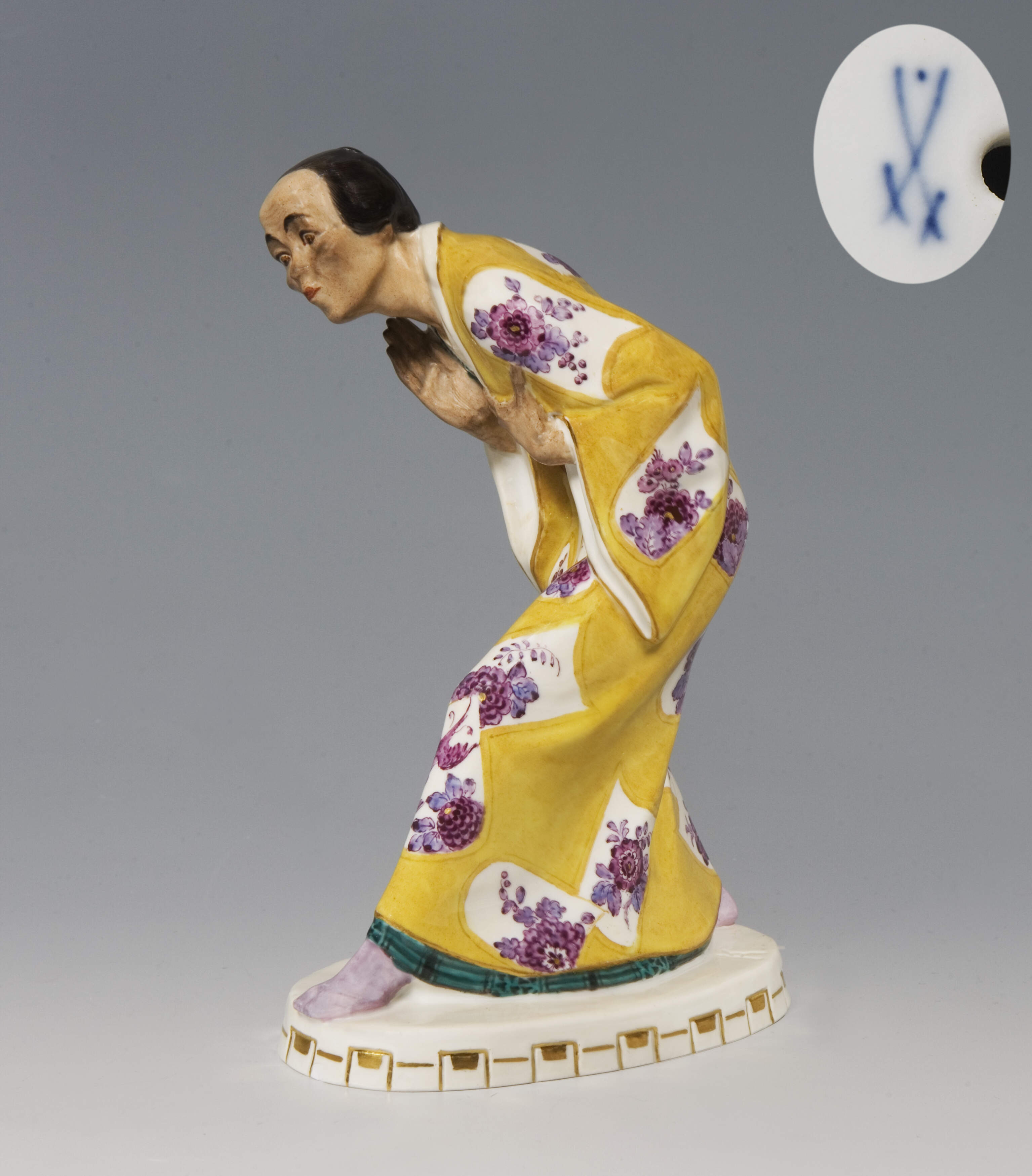 Meissen, Jugendstil-Figurengruppe "Japaner, grüßend"