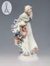 Meissen, Jugendstil-Figurengruppe "Dame im Ballkleid"
