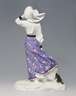 Meissen, Jugendstil-Figurengruppe "Dame mit Hund"