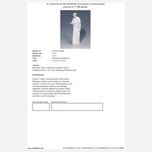 Meissen, Jugendstil-Figur "Römisches Mädchen"