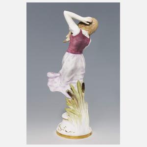 Meissen, Jugendstil-Figur "Mädchen im Wind"