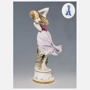 Meissen, Jugendstil-Figur "Mädchen im Wind"