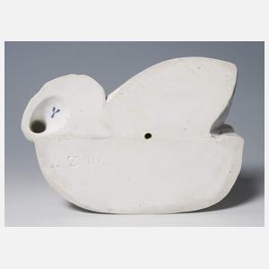 Meissen, Jugendstil-Figurengruppe "Dame mit Pfau"