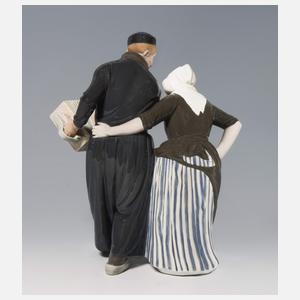 Meissen, Jugendstil-Figurengruppe "Holländische Bauern"