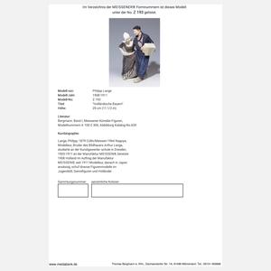 Meissen, Jugendstil-Figurengruppe "Holländische Bauern"