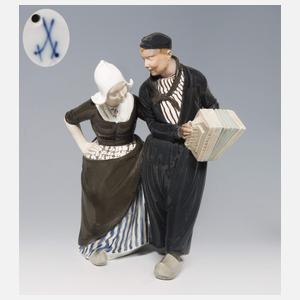 Meissen, Jugendstil-Figurengruppe "Holländische Bauern"