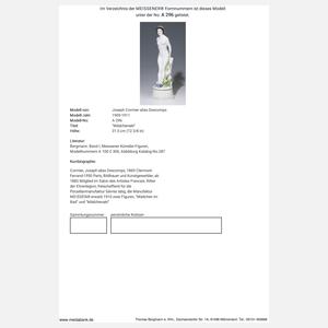 Meissen, Jugendstil-Figur "Mädchenakt"