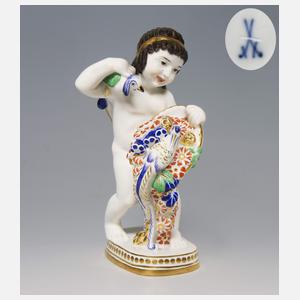 Meissen, Jugendstil-Figur "Amor, Vögel tragend"