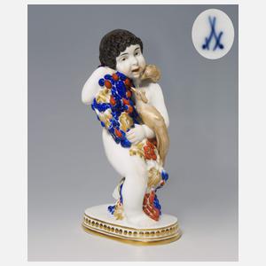 Meissen, Jugendstil-Figur "Amor, Vögel tragend"