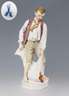 Meissen, Jugendstil-Figur "Knabe mit Apfelsack"