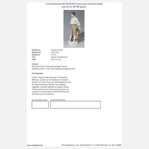 Meissen, Jugendstil-Figur "Knabe mit Weinbutte"