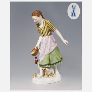 Meissen, Jugendstil-Figur "Hühnermagd"