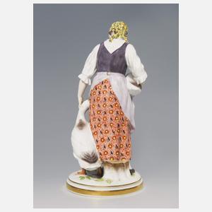 Meissen, Jugendstil-Figur "Gänsemagd"