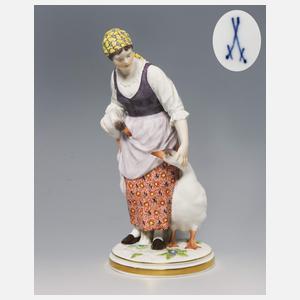 Meissen, Jugendstil-Figur "Gänsemagd"