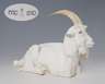 Meissen, Jugendstil-Tierfigur "Ziegenbock"