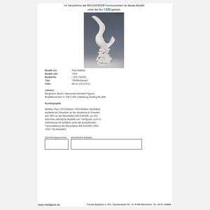 Meissen, große Tierfigur "Pfefferfresser"