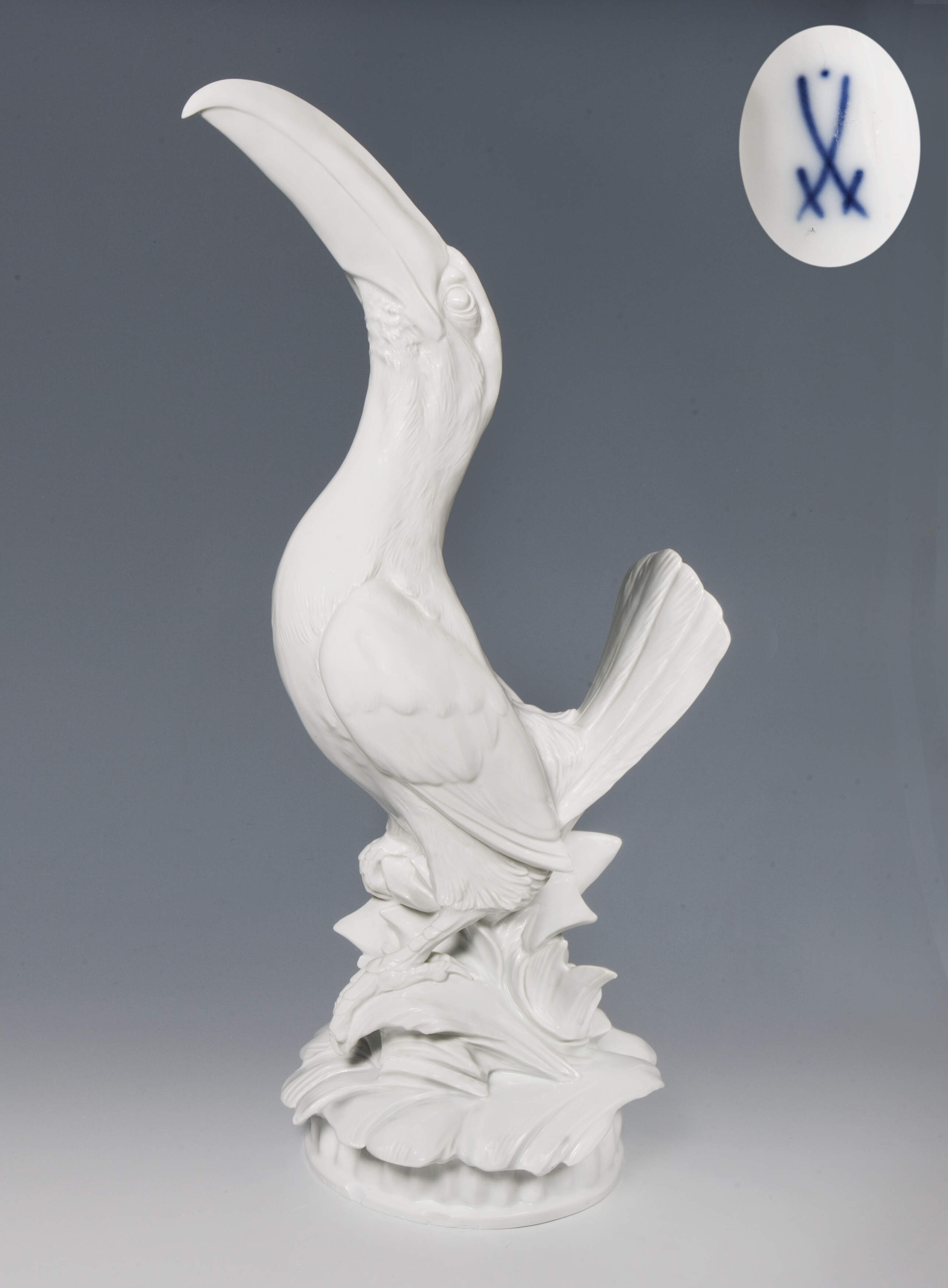 Meissen, große Tierfigur "Pfefferfresser"