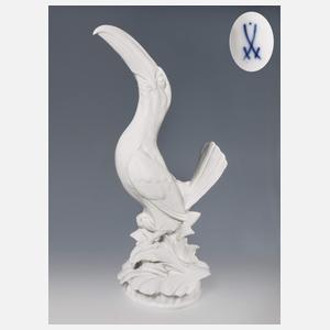Meissen, große Tierfigur "Pfefferfresser"