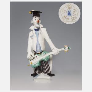 Meissen, "Clown mit Gitarre" mit Sonder-Signet