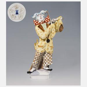 Meissen, "Clown mit Geige" mit Sonder-Signet